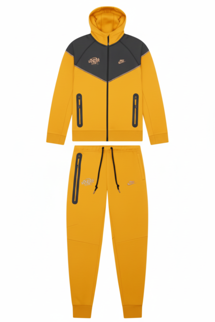 Central Cee Syna World x Nike Yellow Tech Fleece Tracksuit