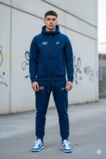 Nike Blue Tech Fleece Tracksuit by Central Cee Syna World